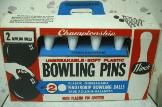 Toys from 1960s- Bowling Set