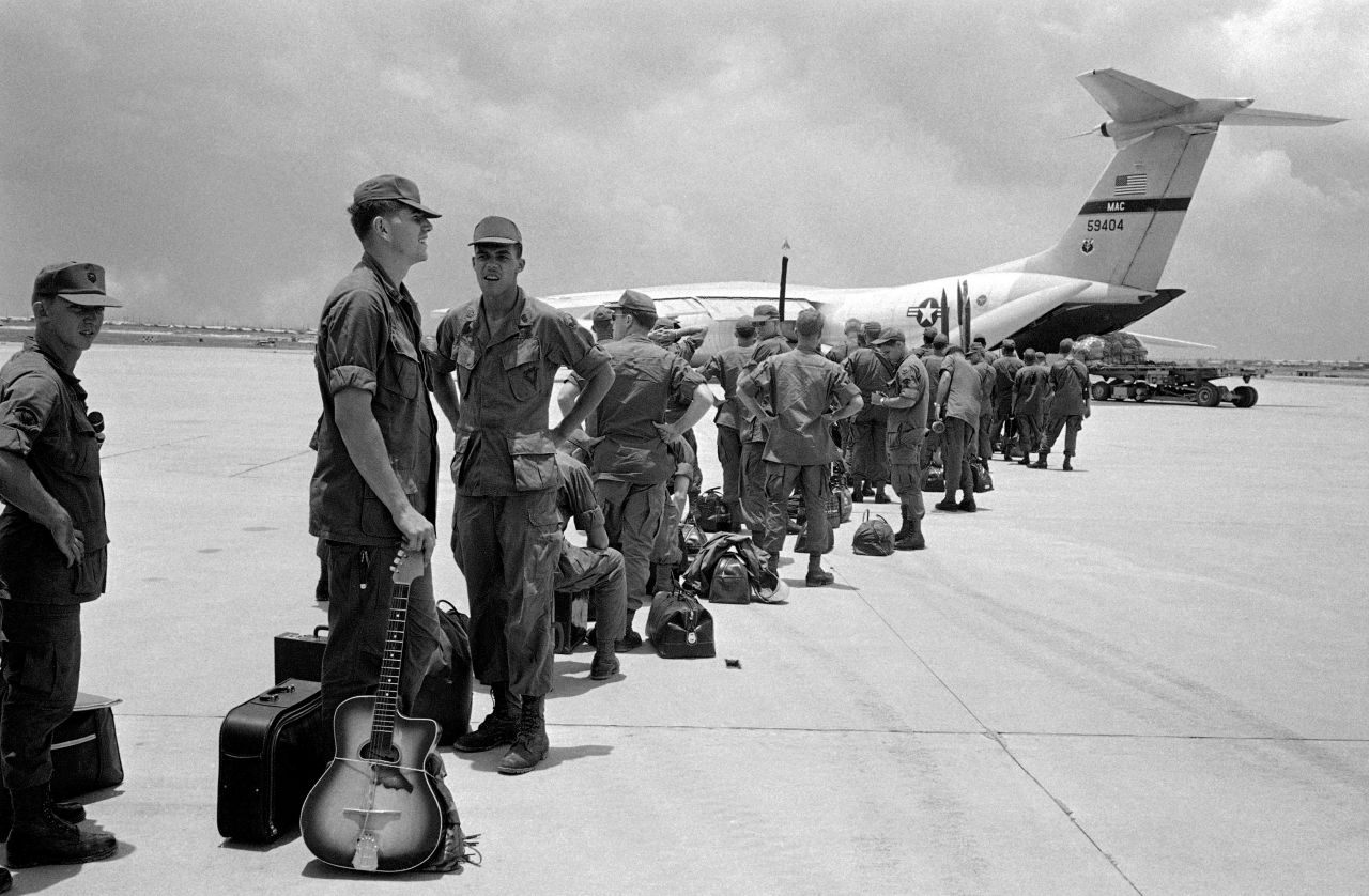 Arriving for duty in Vietnam