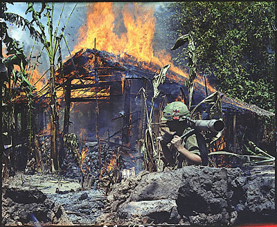 Viet Cong Base Destroyed