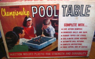 1960s Games - Pool table